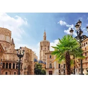 Ravensburger - Puzzle Trg svete Marije, Valencia - 1 000 kosov