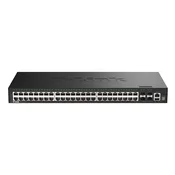 D-Link DGS-1530-52 Smart Managed Switch 48x Gigabit Ethernet 4x 10G SFP+ 1x USB 2.0 1x console port