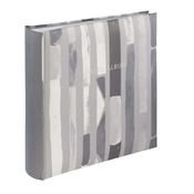 HAMA Memo album Stripes, za 200 fotografij velikosti 10x15 cm, črn