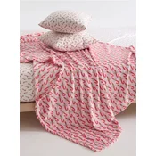 Sinsay - Prekrivač sa božićnim printom - pastelno roze
