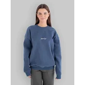 Hurley Script Only Crew Sweater grey teal