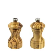 Set of 2 salt and pepper grinders, 10 cm, Bistro, Olive - Peugeot