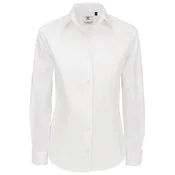 KOŠULJA ŽENSKA DUGI RUKAVI B&C HERITAGE 120G bela 2XL