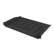 Lanberg Lanberg AK-1008-B polica za 19 stojala, 1U, 483x315mm, 25kg, črna