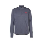 UNDER ARMOUR Funkcionalna majica Tech Utility siva/bazaltno siva/rdeča/svetlo rdeča