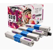 Inkdigo toner 44469804-44469722 kompatybilny z OKI C510DN MC561DN C530DN Certyfikat TÜV