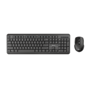 TRUST TKM-350 Tastatur und Maus Set, kabellos, es QWERTZ-Layout, Flüssigkeitsgeschützt