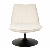 Bel fotelj iz tkanine bouclé Jax – White Label