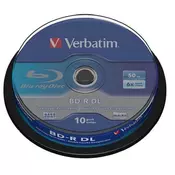 VERBATIM BD-R (10 pakiranja) / DualLayer / vreteno / 6X / 50 GB