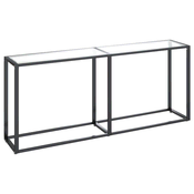 Konzolni stol prozirni 180 x 35 x 75,5 cm od kaljenog stakla