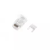 RJ45 Modular plug (8P8C) universal, CAT 6A, unshielded, AWG 26-24, 100 pieces