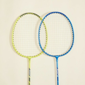 Komplet reketa za Badminton Fun set žuto plavi