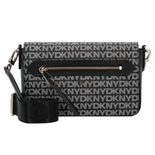 DKNY Torba za čez ramo Bryant Ave siva / črna