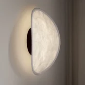 New Works LED-stenna svetilka Tense, bela/črna, O 35 cm - Dnevna soba/jedilnica - Dizajn - belo. črno - Plastika