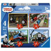 Ravensburger Puzzle Mashinka Tomáš 4 v 1 (12,16,20,24 kosov)