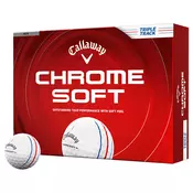 Golf žogice Callaway Chrome Soft 26 White Triple Track