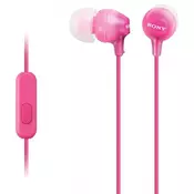 SONY slušalke za Android/iPhone MDREX15APPI.CE7, roza