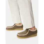 Clarks Nizki čevlji Wallabee EVO 26186172 Zelena