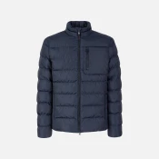 Dark Blue Mens Down Jacket Geox Snake - Mens