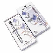 PTN 222-GB-8563 biserno srebrn kemični svinčnik v škatli