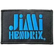 Jimi Hendrix Stencil Logo Iron-On Patch