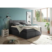 MID.YOU POSTELJA BOXSPRING 180 cm  x 200 cm , umazano rjava
