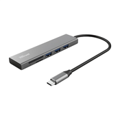 Razdelilec Trust Halyx, 5 kanalni, USB-C