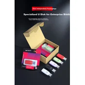 DM Damai USB Flash memorija, 8GB, USB 2.0, 5 komada, Višebojna