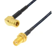 shumee Pigtail SMA vtičnica/SMB vtičnica KOTNA RG174 10m