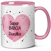 shumee DARILO V SKODELICI ZA DAN BABIČEV IN DEDIN STARŠEV SUPER BABICA Z BABIČJIM IMENOM + IME