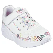 Skechers Patike za devojcice Uno Lite - Heart Craze, 314091L-WMLT, Bele