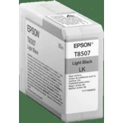 Epson Singlepack Photo Light Black T850700 UltraChrome HD črnilo 80ml