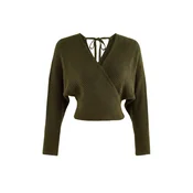 Trendyol Pulover temno zelena