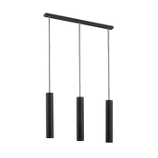 Argon 6112 - Lestenec na vrvici GOMERA 3xGU10/5W/230V črn