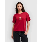 RVCA Iris Easy ženska majica brick red
