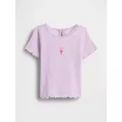 Otroška rebrasta majica GAP - Dekliška