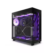 NZXT H6 CC-H61FB-R1 Flow RGB Kucište, Crno