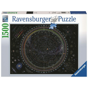 Ravensburger Puzzle Mapa univerzuma, 1500 delova