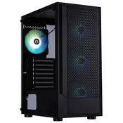 BITFENIX ohišje C50 Negro/ATX/4x 120mm ventilator FRGB/2xUSB 2.0/USB 3.0/kaljeno steklo/črno