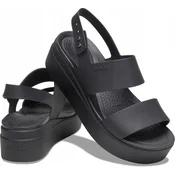 shumee CROCS BROOKLYN NIZKI ŠPORTNI ČEVLJI W 206453 W6 I EU 365 ČRNO-ČRNA