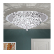 Orion DLU 2378/9/62-Kristalni plafonski luster GLORIA 9xG9/40W/230V precnik 62 cm hrom