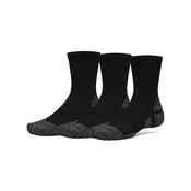 Nogavice Under Armour Perf Tech Pro 3pk Crew Ultimate Black/Ultimate Black/Castlerock XL