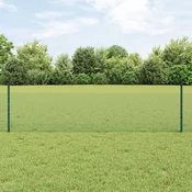 Zavarena žicana ograda s postom 50 x 0,5 m Zelena Mreža