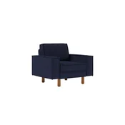 ATELIER DEL SOFA 1-Seat Sofa Sparrow 1 Night Blue Walnut