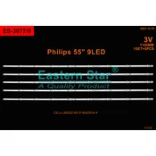 ES-3077 - PHILIPS 55PUS7406 LED TRAKE