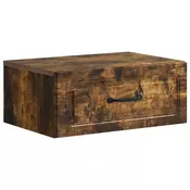 vidaXL vidaXL Stenski nočni omarici Dimljen hrast 49 x 34,5 x 20 cm, (5000233625)