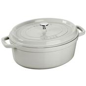 Casserole kozica COCOTTE, 27 cm, bel, litoželezni, Staub
