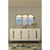 HANAH HOME Komoda Rany 150 White Gold