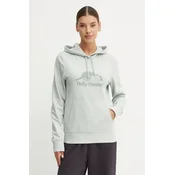 Dukserica Helly Hansen NORD GRAPHIC za žene, s kapuljacom, s tiskom, 62981