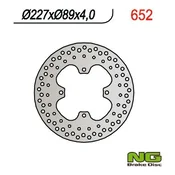 shumee Sprednji zavorni disk NG Tuning Polaris 250-800, jeklo, O227x4 mm